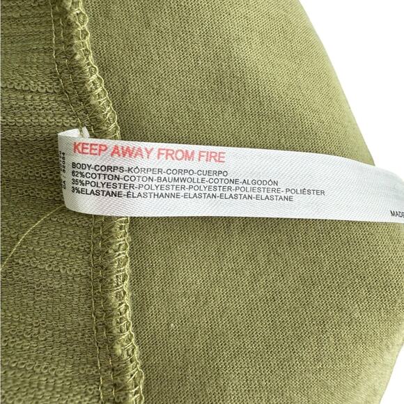 FREE PEOPLE FP BEACH Open Front Cardigan Green Women’s Size Small - Picture 5 of 6